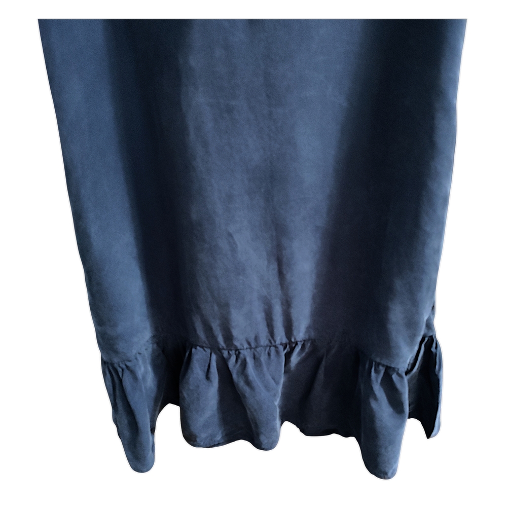 Evereve Blue V-Neck Flutter Sleeve Mini Dress Womens Size Small - Picture 8 of 8